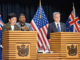 Foreign Minister Nanaia Mahuta and US Secretary of State Antony Blinken hold a media conference in Wellington