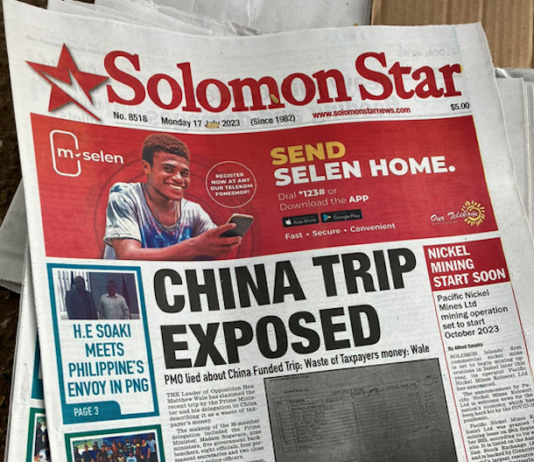 Solomon Star's report on China visit 17July23