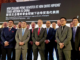 NZ Prime Minister Chris Hipkins and the trade delegation at the product launch in Beijing