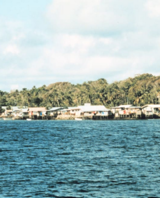 Colonia, the capital of the state of Yap