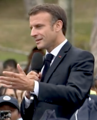 Macron in New Caledonia to bolster France’s Indo-Pacific strategy French President Emmanuel Macron speaking in Noumea today