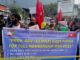 A KNPB rally in support of full membership for West Papua in the Melanesian Spearhead Group
