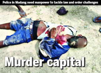 A young man from East Sepik was stabbed and died instantly at Madang's Bates Oval on 17 July 2023