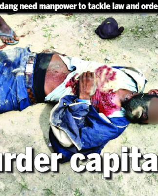 A young man from East Sepik was stabbed and died instantly at Madang's Bates Oval on 17 July 2023