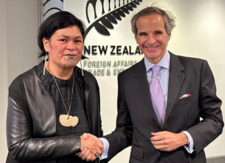 IAEA Director General Rafael Grossi met with New Zealand's Foreign Minister Nanaia Mahuta
