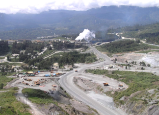 Porgera goldmine . . . in April, tribal violence led to the closure of schools and businesses
