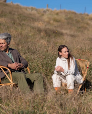 Husband and wife duo Lauren and Matt Barus perform under the stage name Terrible Sons