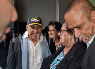 Former Fiji prime minister Voreqe Bainimarama