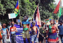 West Papuans rally in support of full membershio of the Melanesian Spearhead Group