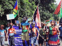 West Papuans rally in support of full membershio of the Melanesian Spearhead Group