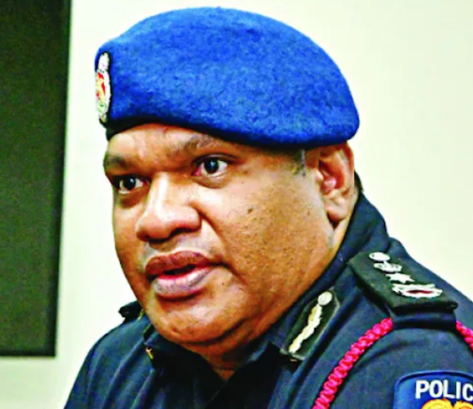 PNG Police Commissioner David Manning