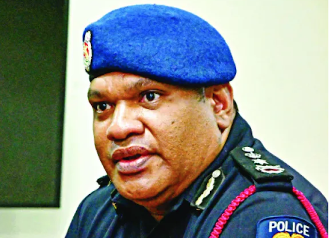 PNG Police Commissioner David Manning
