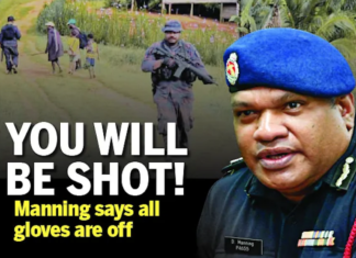 PNG police get even tougher . . . this week settlers who had allegedly been evicted opened fire at police officers with a stray bullet wounding a female reporter