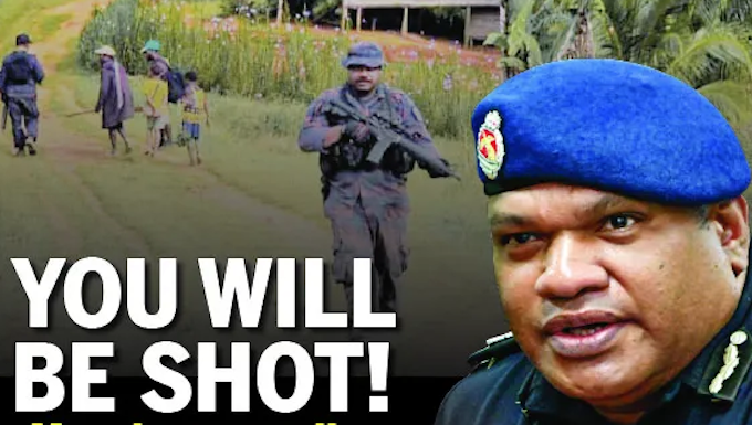 PNG police get even tougher . . . this week settlers who had allegedly been evicted opened fire at police officers with a stray bullet wounding a female reporter