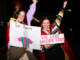 Fans at the FIFA World Football Cup semifinal match between Spain and Sweden at Auckland's Eden Park last night