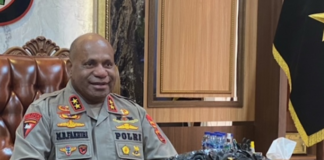 Papua Regional Police Chief Inspector General Mathius Fakhiri