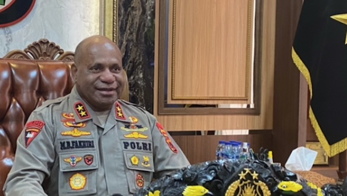 Papua Regional Police Chief Inspector General Mathius Fakhiri