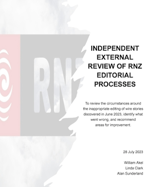 The 2023 RNZ independent editorial review