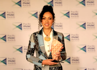Best Pacific Female Artist and Best Pacific Language award winner Olivia Foa'i