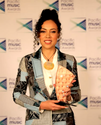 Best Pacific Female Artist and Best Pacific Language award winner Olivia Foa'i