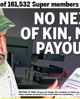 Growing controversy over ‘blocked’ PNG next-of-kin pension pay outs Funki Uin waiting in vain for a pension pay out