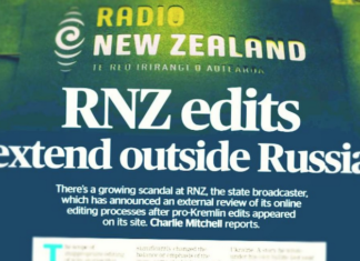 The Press front page RNZ story
