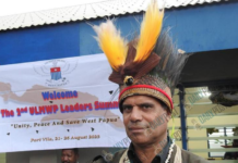 Vanuatu's Climate Change Minister Ralph Regenvanu