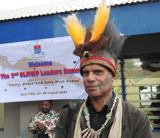 Vanuatu's Climate Change Minister Ralph Regenvanu