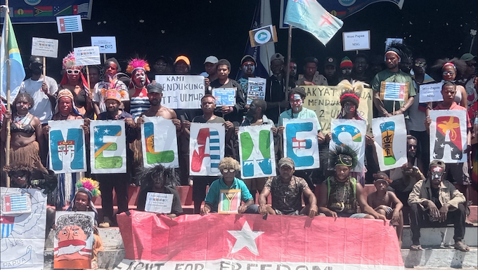 West Papuan support for the Melanesian Spearhead Group