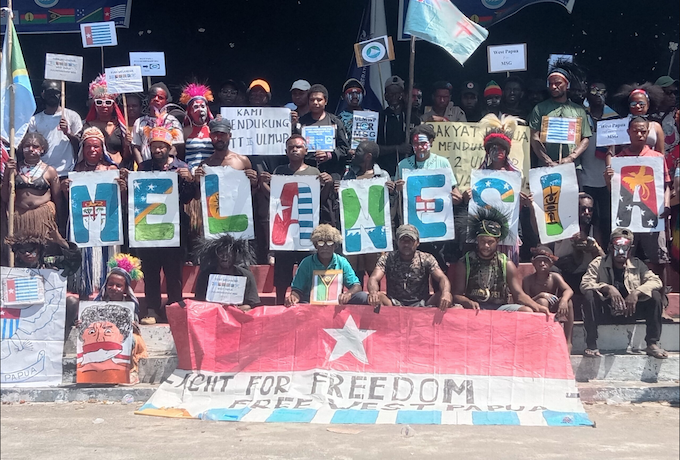 West Papuan support for the Melanesian Spearhead Group