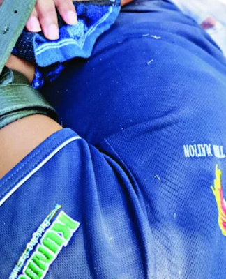 The wounded NBC journalist near Port Moresby 2 August 2023