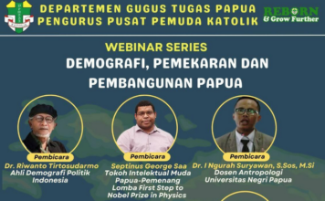 A Papuan online discussion themed "Demography, Expansion and Development of Papua