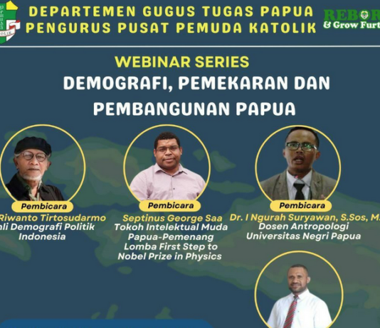 A Papuan online discussion themed "Demography, Expansion and Development of Papua
