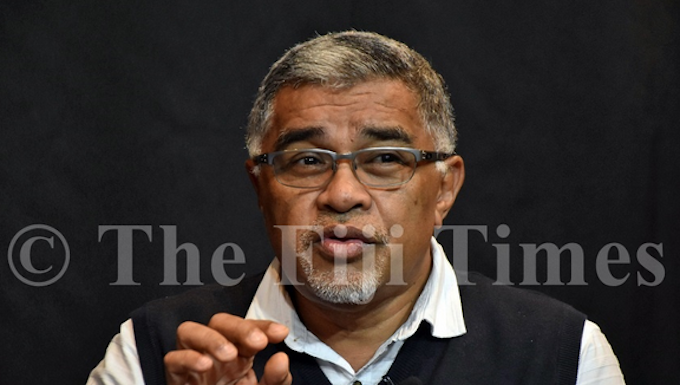 Fiji's Health Secretary Dr James Fong