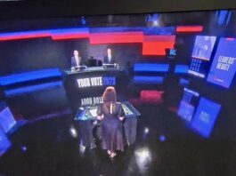 1News political editor Jessica Mutch-McKay talks to the main party leaders in last night's debate