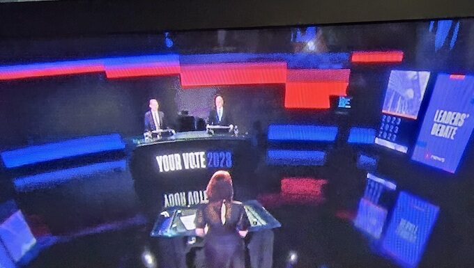 1News political editor Jessica Mutch-McKay talks to the main party leaders in last night's debate