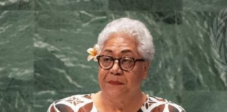 Samoan Prime Minister Fiame Naomi Mata'afa