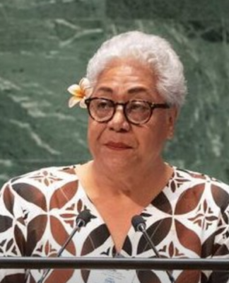 Samoan Prime Minister Fiame Naomi Mata'afa