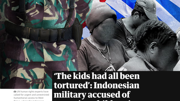 Advocacy group calls on Senator Wong to press Jakarta over latest West Papua atrocities report "The kids had all been tortured’ in West Papua