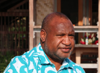 PNG Prime Minister James Marape at the Melanesian Spearhead Group (MSG) summit in Port Vila