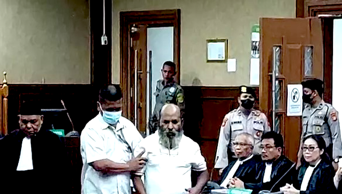 Papua's former Governor Lukas Enembe in court