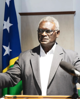Solomon Islands Prime Minister Manasseh Sogavare