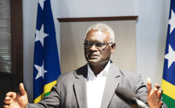 Solomon Islands Prime Minister Manasseh Sogavare