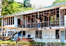 The male dormitory under renovation in UPNG's School of Medicine and Health Science