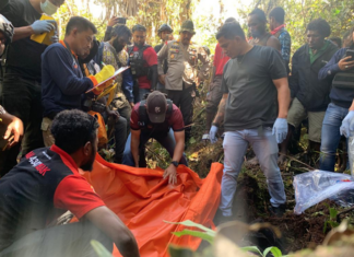 The evacuation of Michelle Kurisi's body