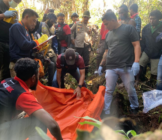 The evacuation of Michelle Kurisi's body