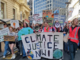 Climate protesters in Wellington in May