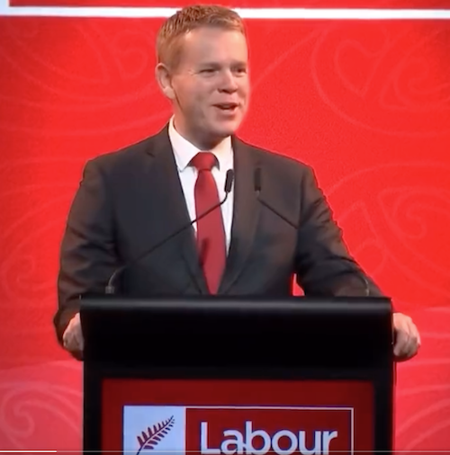 Labour leader Chris Hipkins 