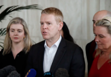 Labour leader Chris Hipkins on the campaign trail