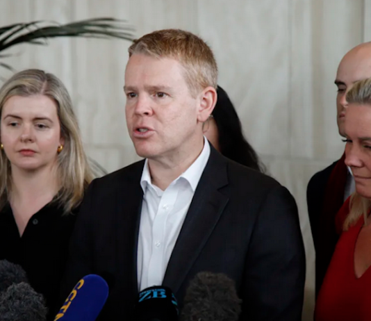 Labour leader Chris Hipkins on the campaign trail